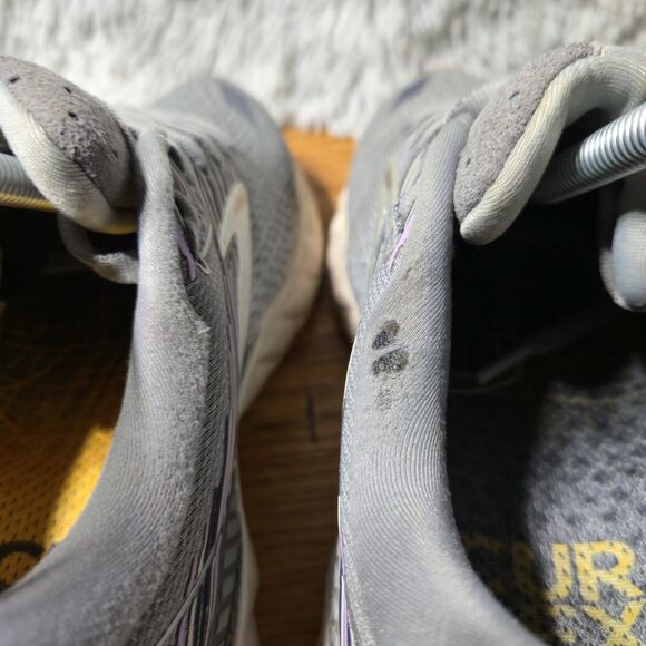 Brooks Adrenaline 19 Womens Size 8.5B Grey/Blue Mesh Running Casual Sneakers - Picture 5 of 12